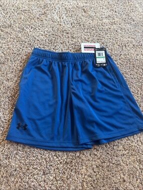 Under Armour Boy’s Royal Blue Mesh Athletic Shorts